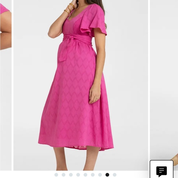 Seraphine Dresses & Skirts - NWT Seraphine Pink Maternity Dress Sz 12